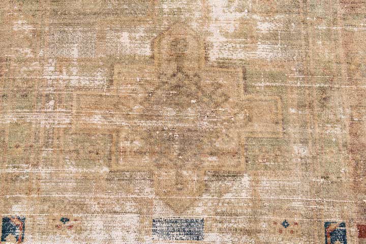 4' 2 x 6' 8 Hand Knotted Ultra Vintage Persian Wool Rug