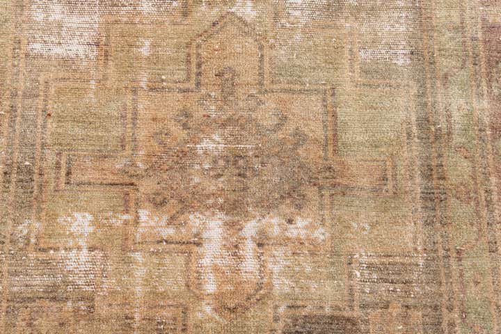 4' 2 x 6' 8 Hand Knotted Ultra Vintage Persian Wool Rug