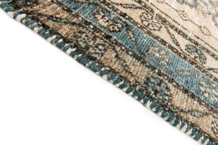 4' 3 x 6' 9 Hand Knotted Ultra Vintage Persian Wool Rug