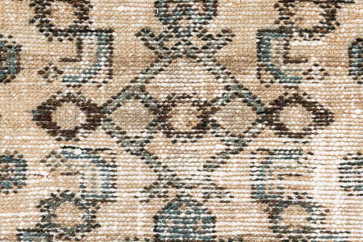 4' 3 x 6' 9 Hand Knotted Ultra Vintage Persian Wool Rug