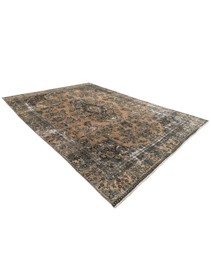 Detail image of 9' x 12' 9 Hand Knotted Ultra Vintage Persian Wool Rug