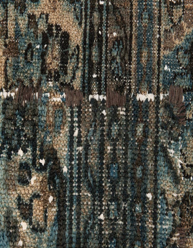 Detail image of 9' x 12' 9 Hand Knotted Ultra Vintage Persian Wool Rug