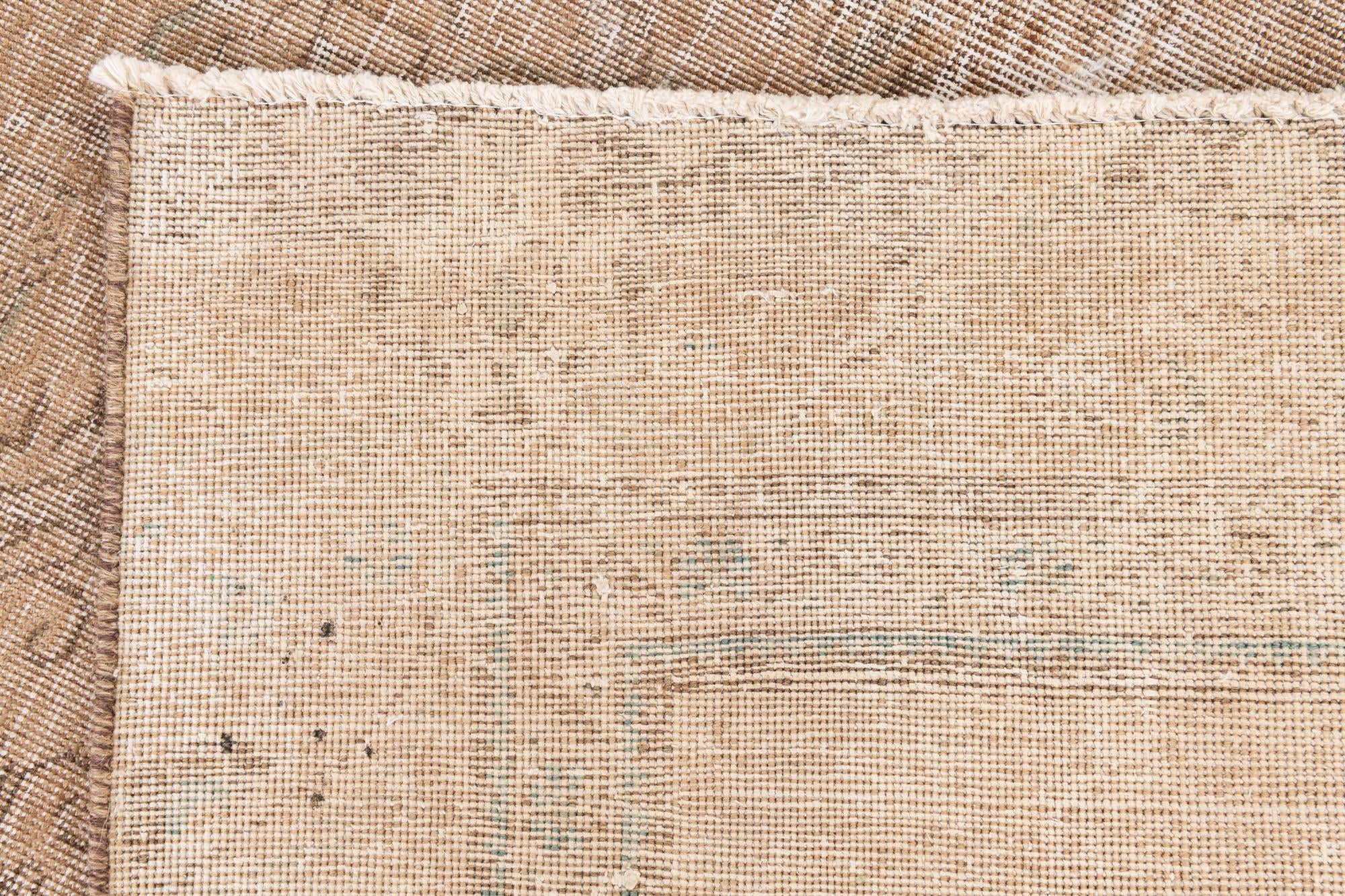 7' 2 x 10' 1 Hand Knotted Ultra Vintage Persian Wool Rug