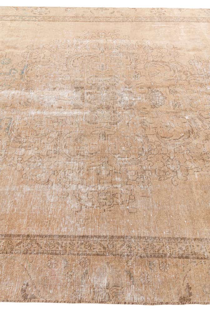 7' 2 x 10' 1 Hand Knotted Ultra Vintage Persian Wool Rug