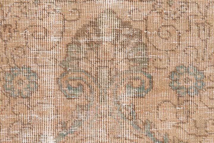 7' 2 x 10' 1 Hand Knotted Ultra Vintage Persian Wool Rug