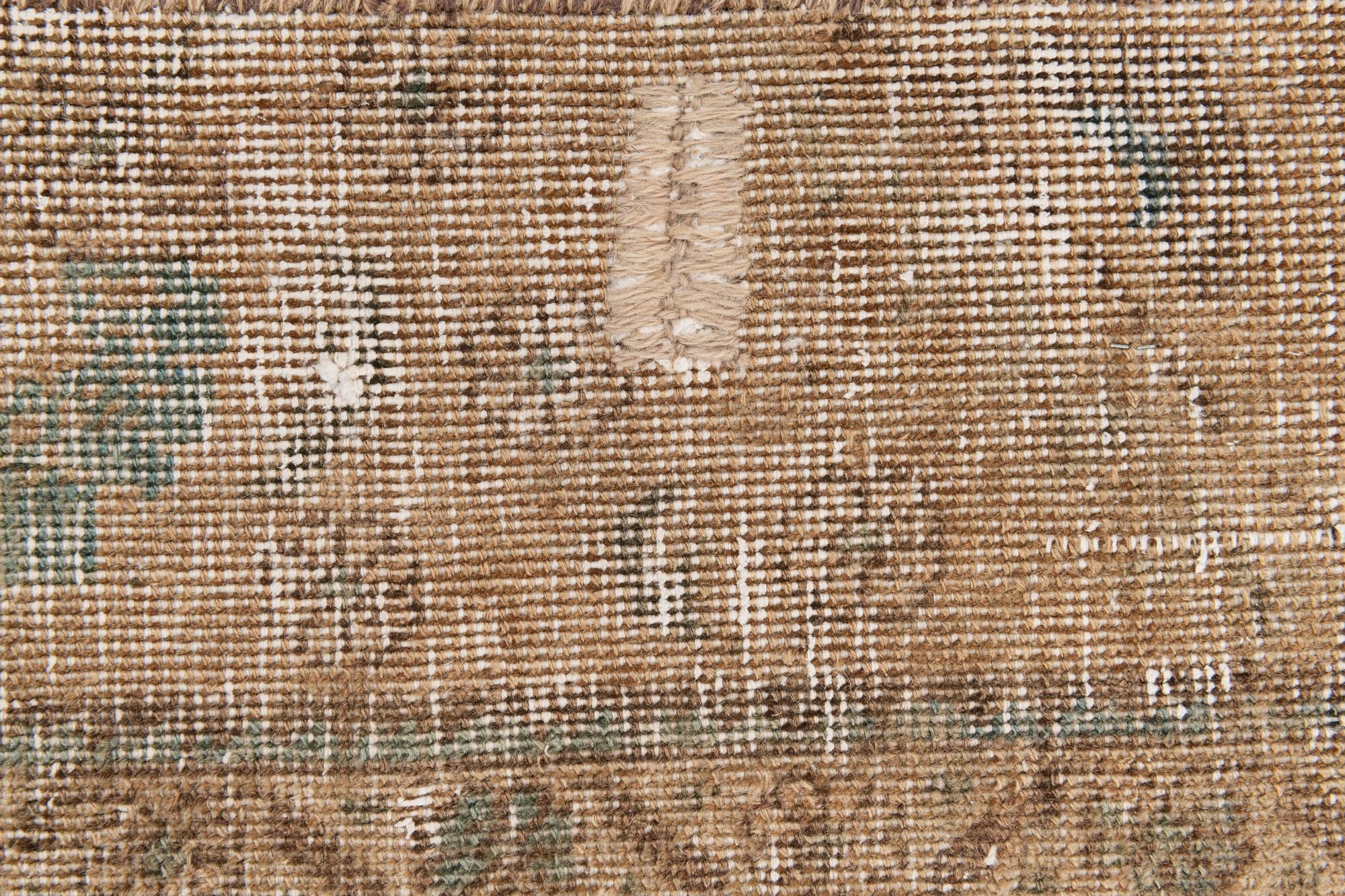 7' 2 x 10' 1 Hand Knotted Ultra Vintage Persian Wool Rug
