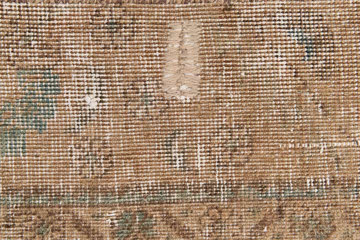 7' 2 x 10' 1 Hand Knotted Ultra Vintage Persian Wool Rug