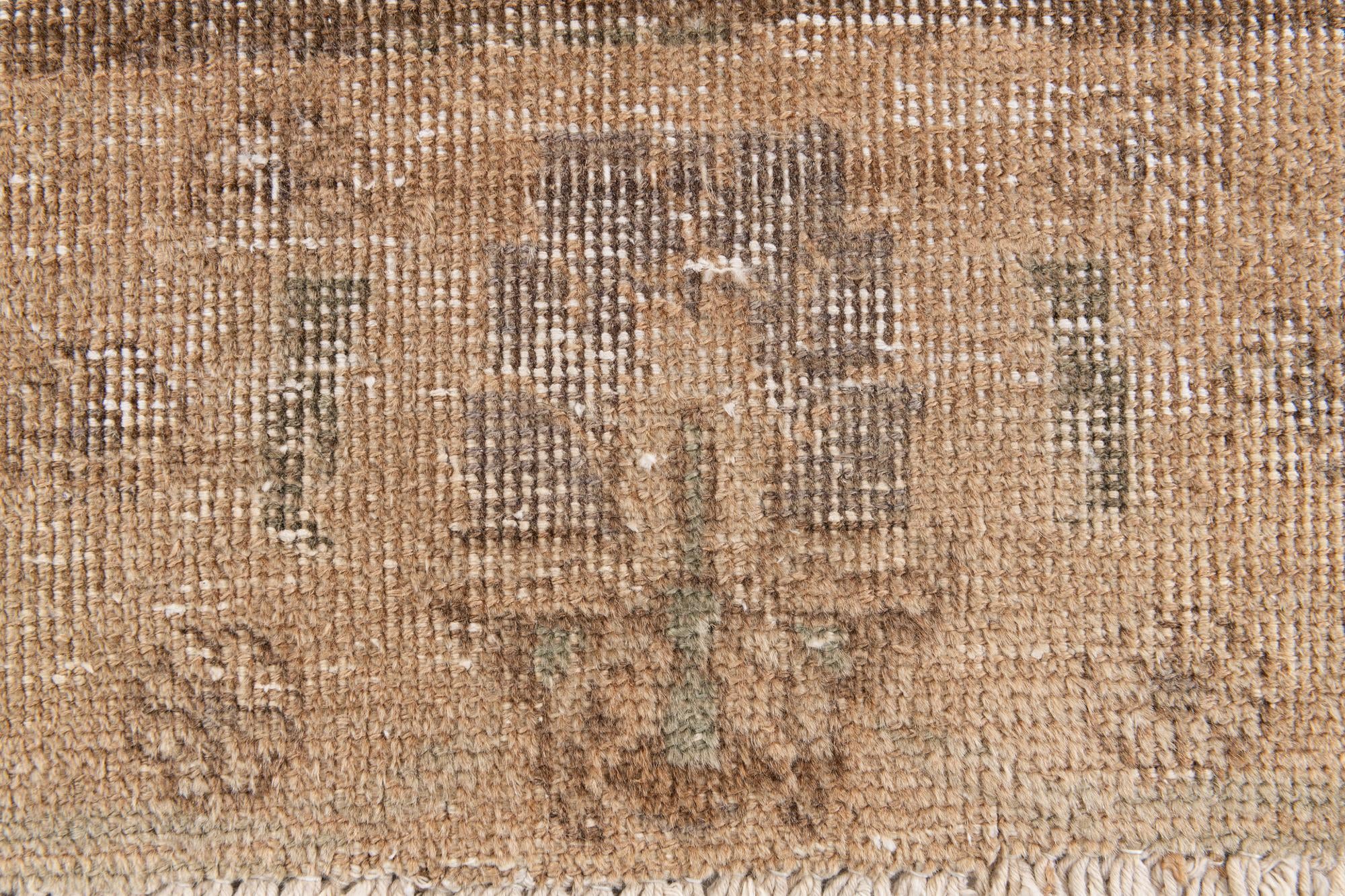 7' 2 x 10' 1 Hand Knotted Ultra Vintage Persian Wool Rug