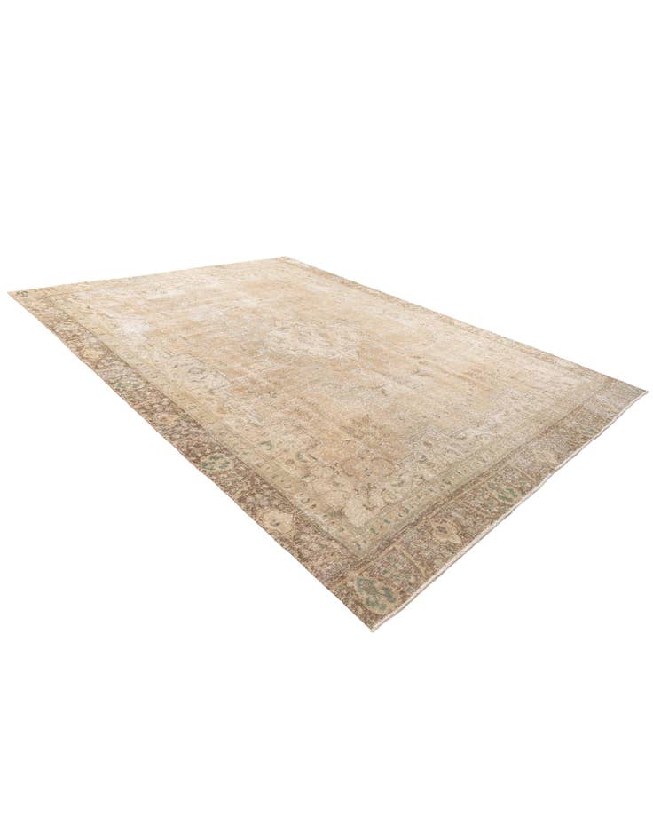 Detail image of 9' 1 x 12' 3 Hand Knotted Ultra Vintage Persian Wool Rug