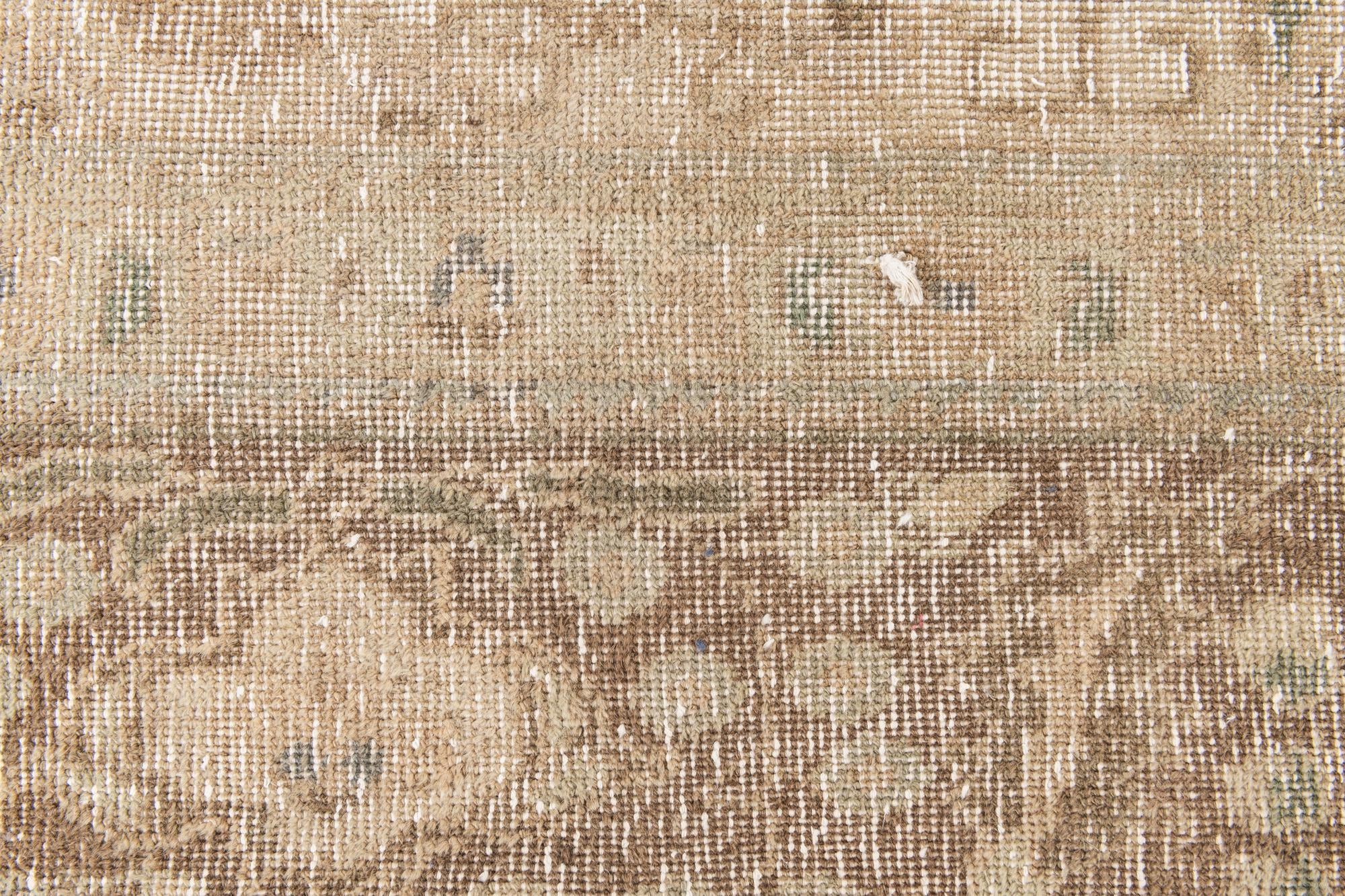 9' 1 x 12' 3 Hand Knotted Ultra Vintage Persian Wool Rug