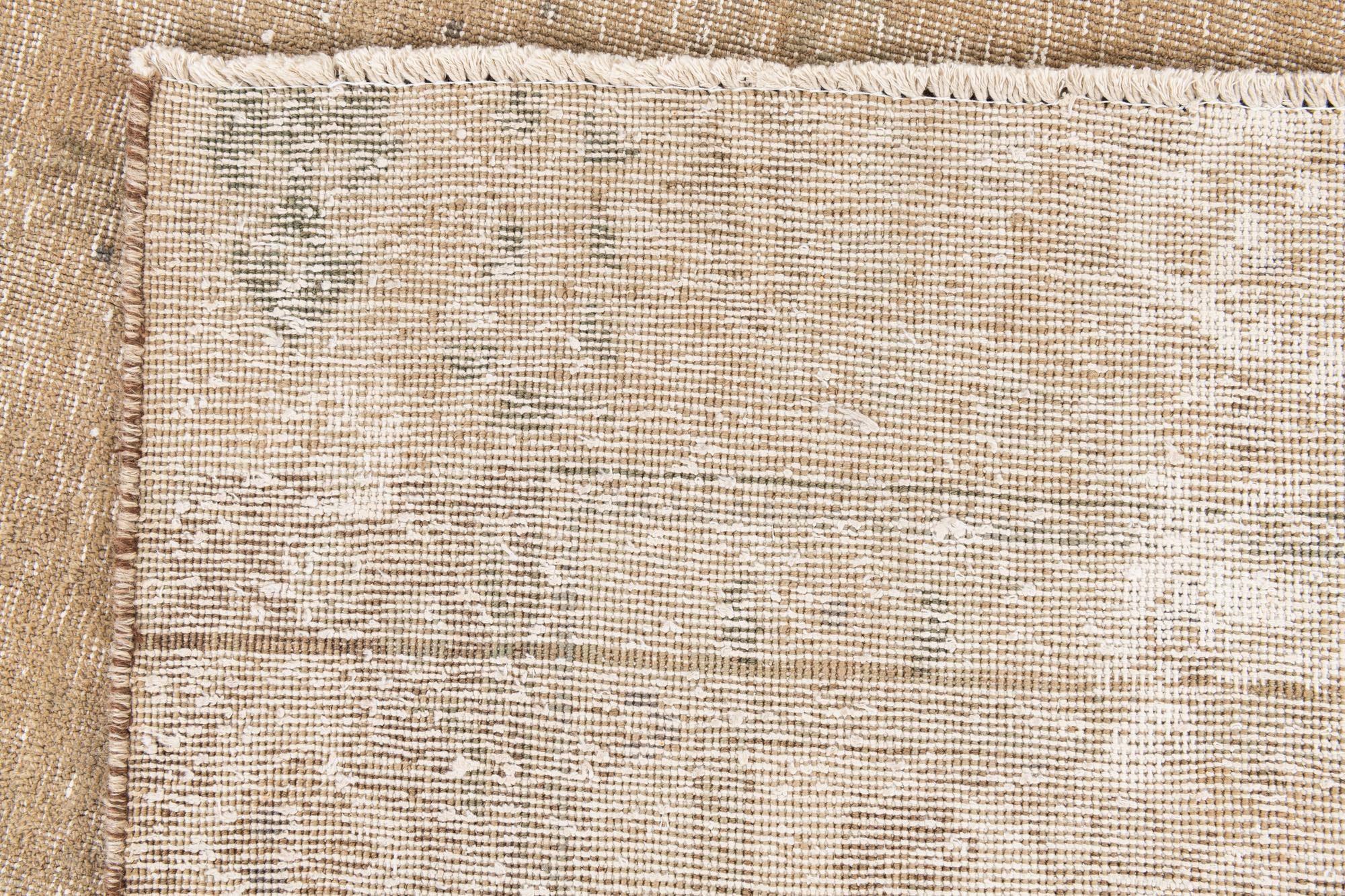 9' 1 x 12' 3 Hand Knotted Ultra Vintage Persian Wool Rug