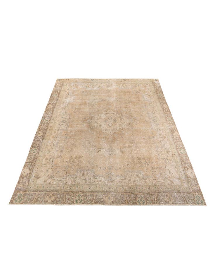 Detail image of 9' 1 x 12' 3 Hand Knotted Ultra Vintage Persian Wool Rug