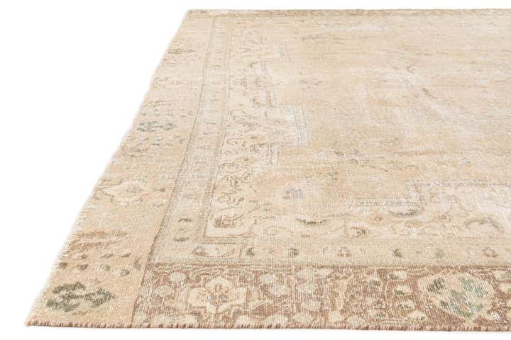 9' 1 x 12' 3 Hand Knotted Ultra Vintage Persian Wool Rug