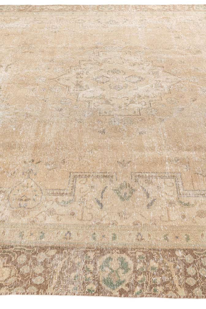9' 1 x 12' 3 Hand Knotted Ultra Vintage Persian Wool Rug