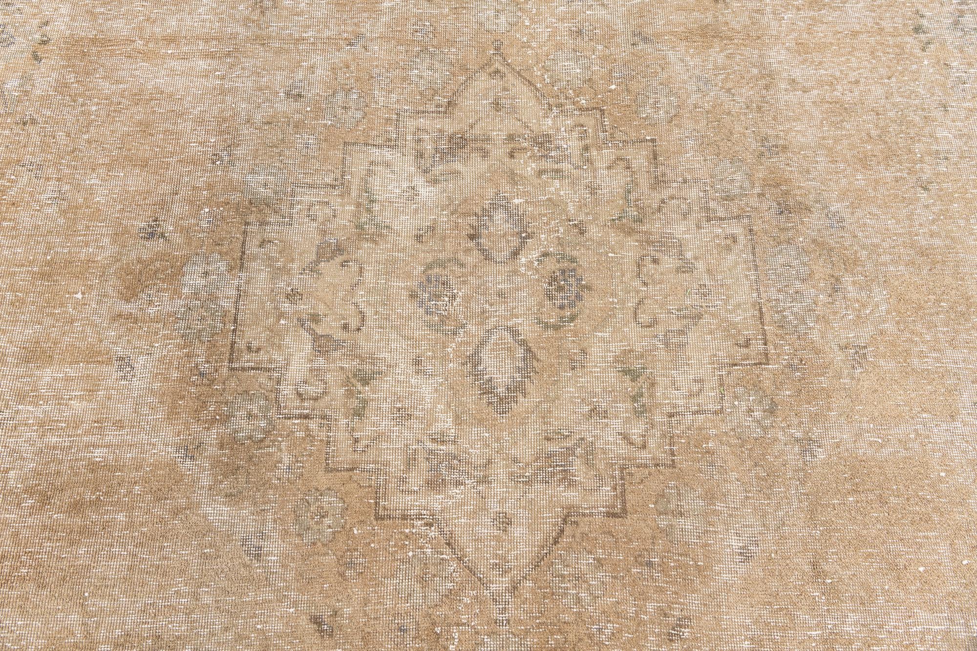 9' 1 x 12' 3 Hand Knotted Ultra Vintage Persian Wool Rug