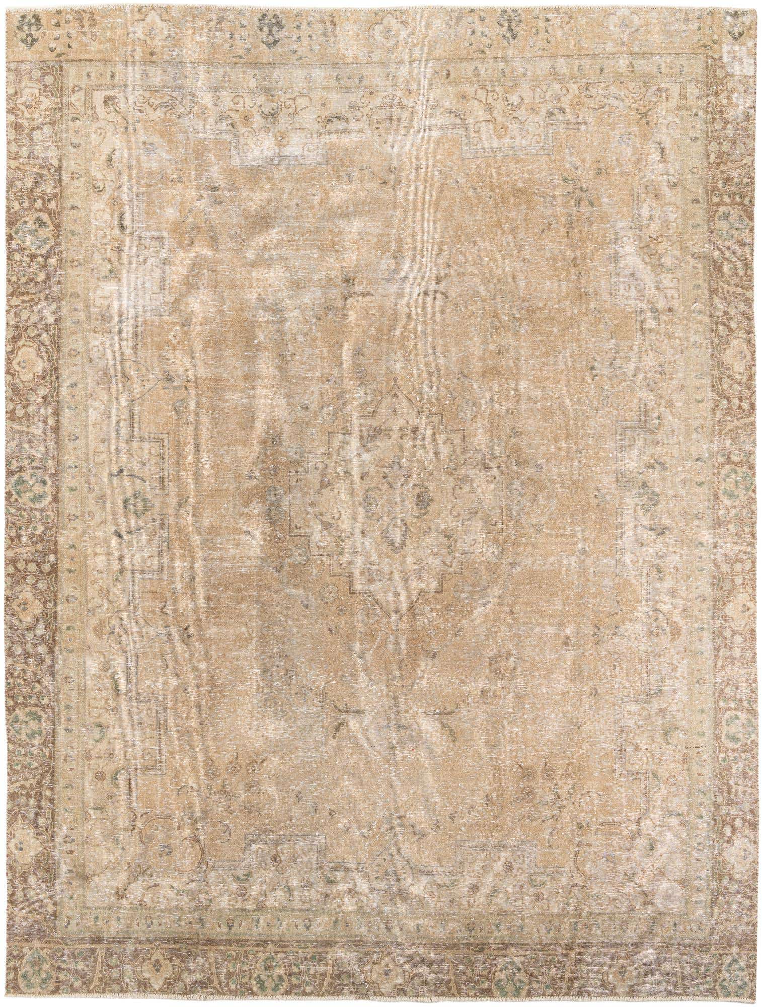 9' 1 x 12' 3 Hand Knotted Ultra Vintage Persian Wool Rug