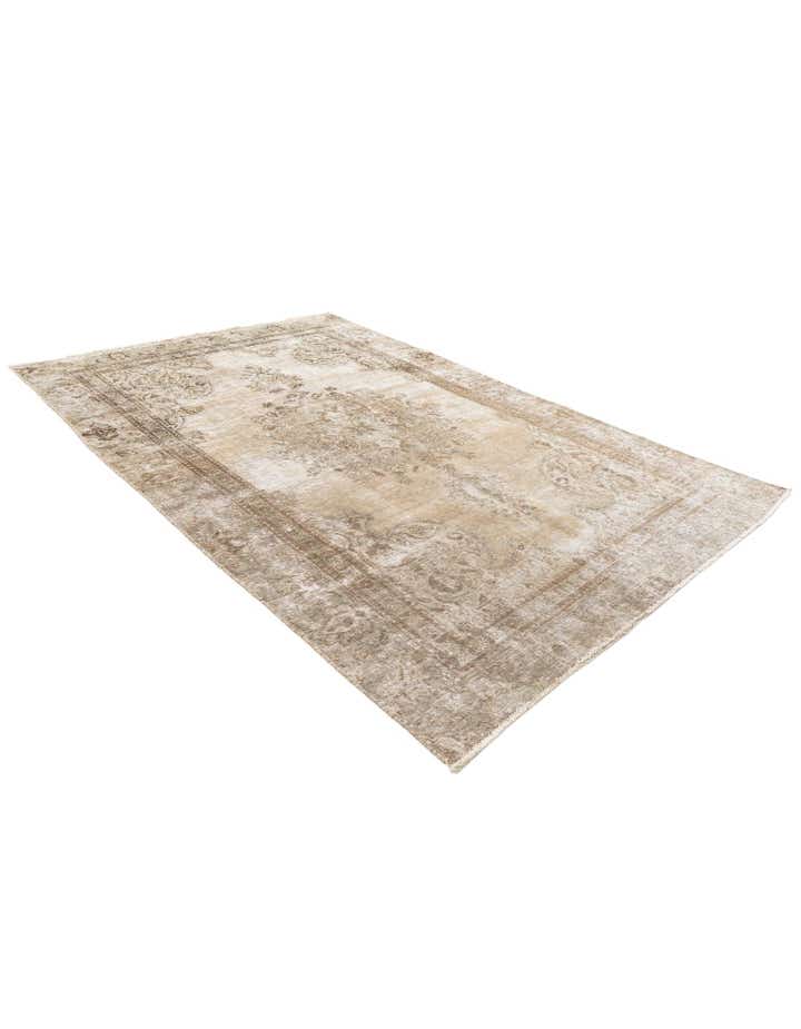 5' 9 x 8' 8 Hand Knotted Ultra Vintage Persian Wool Rug