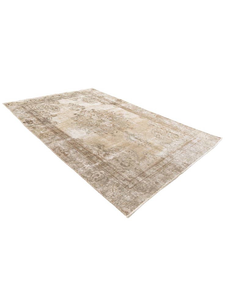 Detail image of 5' 9 x 8' 8 Hand Knotted Ultra Vintage Persian Wool Rug