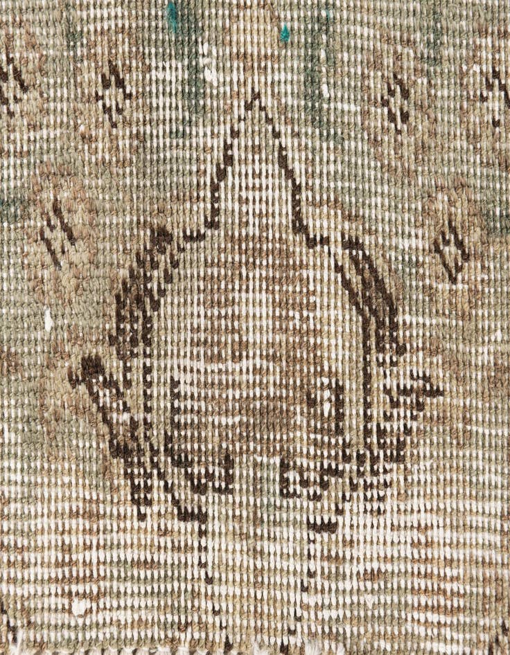 Detail image of 5' 9 x 8' 8  Hand Knotted Ultra Vintage Persian Wool Rug