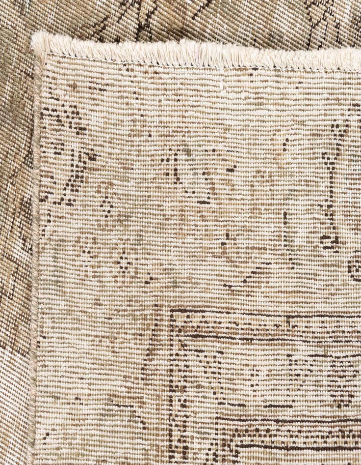 Detail image of 5' 9 x 8' 8  Hand Knotted Ultra Vintage Persian Wool Rug