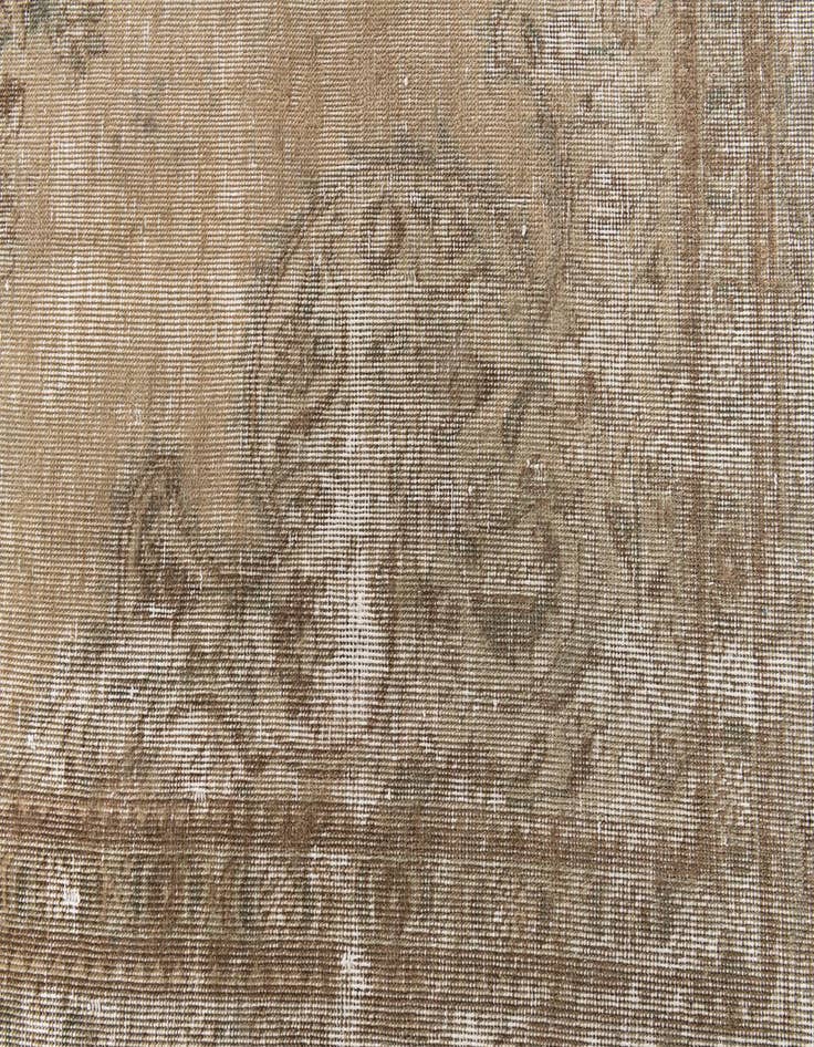 Detail image of 5' 9 x 8' 8  Hand Knotted Ultra Vintage Persian Wool Rug