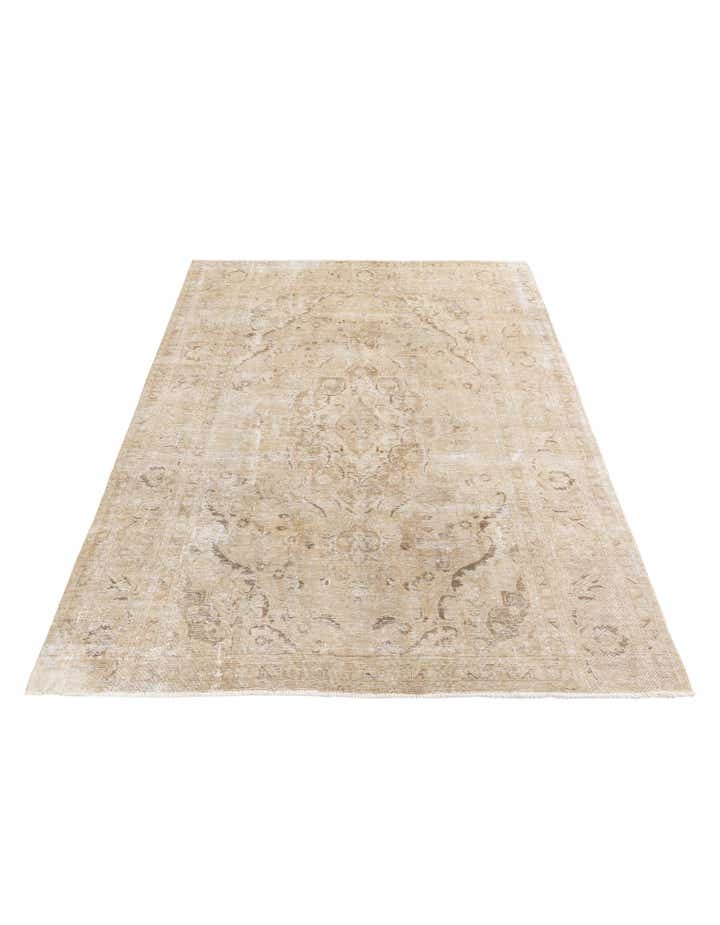 7' 5 x 10' 1 Hand Knotted Ultra Vintage Persian Wool Rug