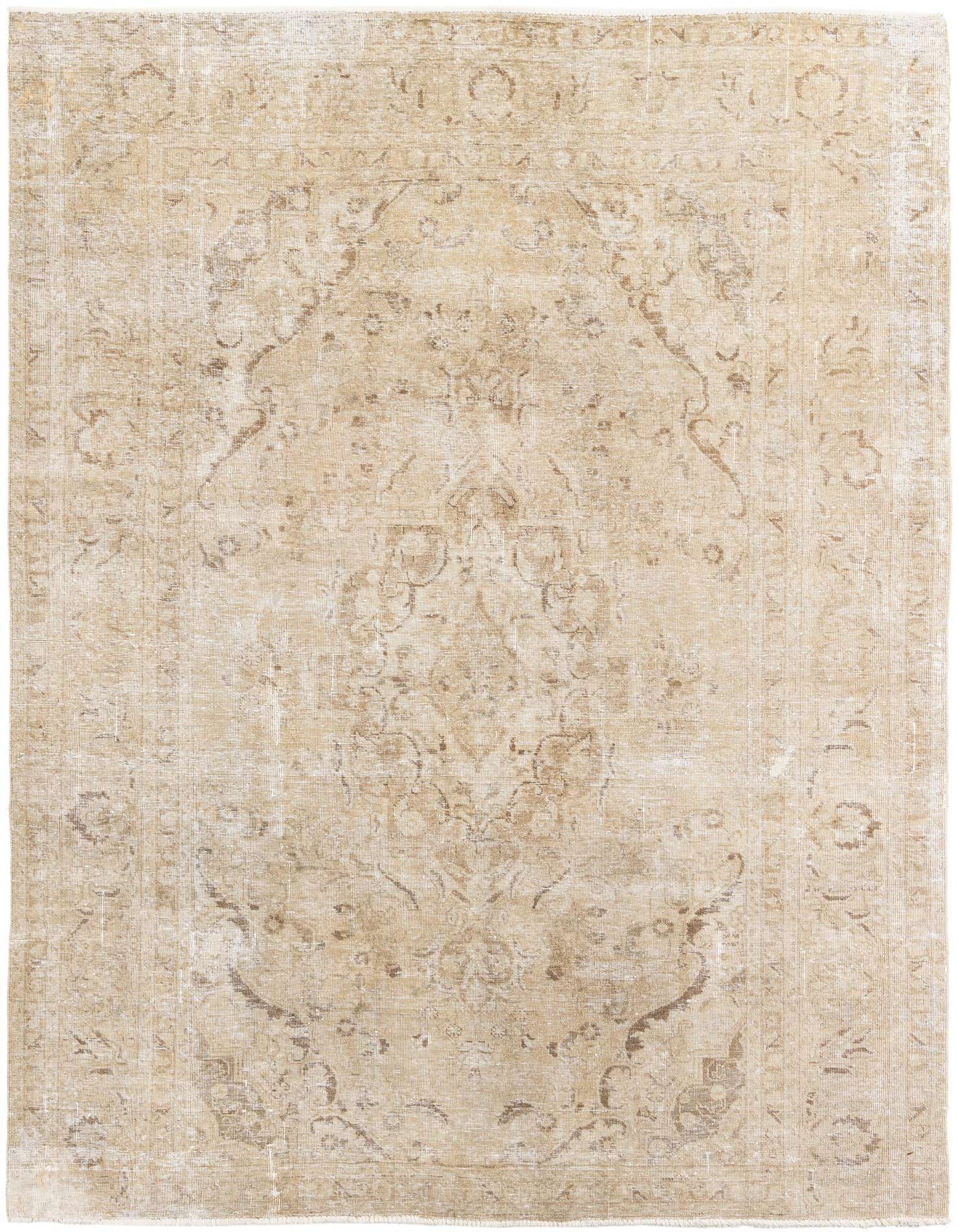 Primary image 7' 5 x 10' 1  Hand Knotted Ultra Vintage Persian Wool Rug
