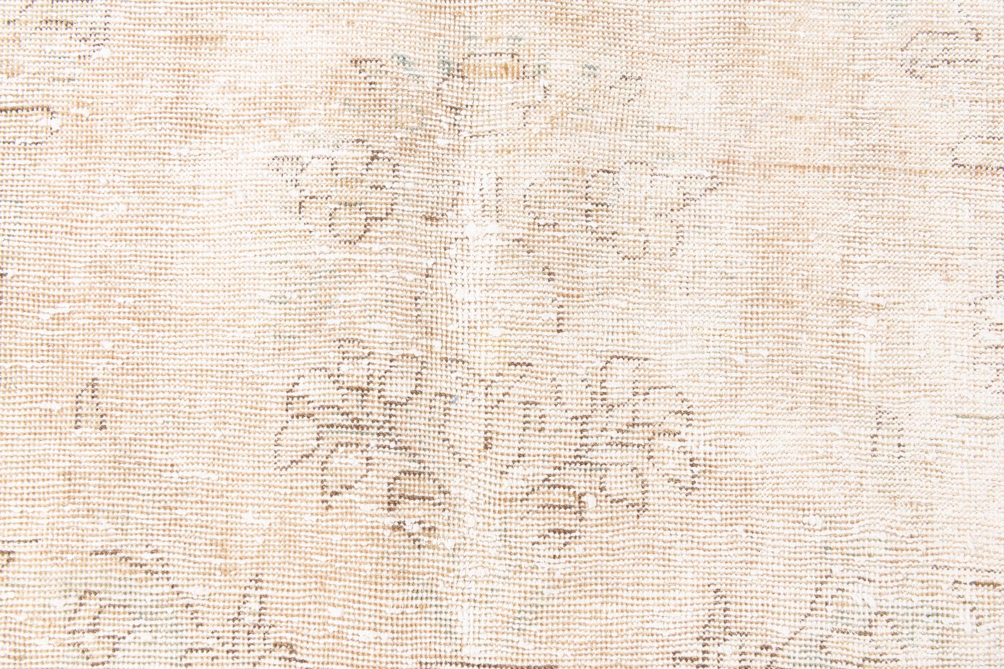5' 10 x 9' 9 Hand Knotted Ultra Vintage Persian Wool Rug