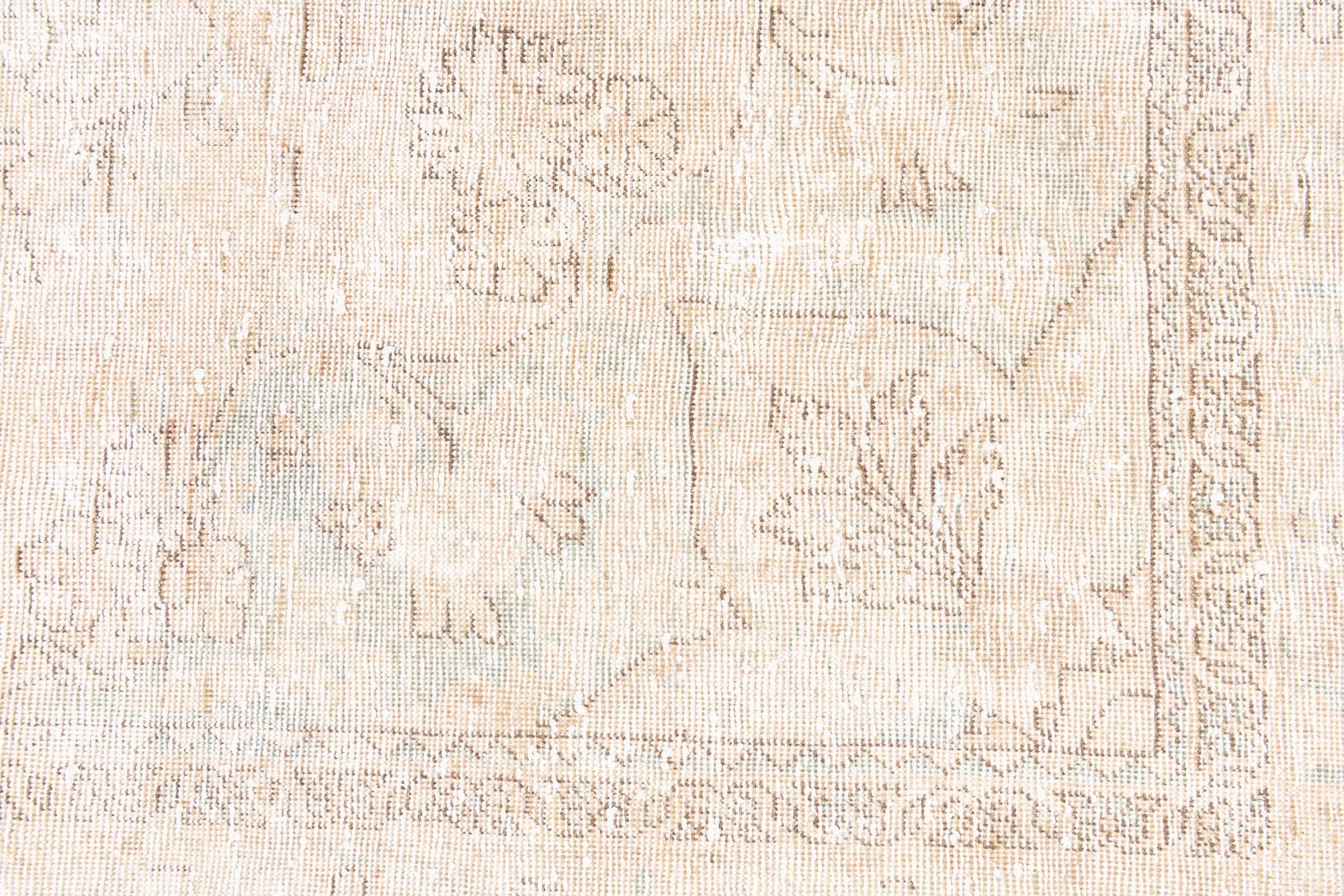 5' 10 x 9' 9 Hand Knotted Ultra Vintage Persian Wool Rug