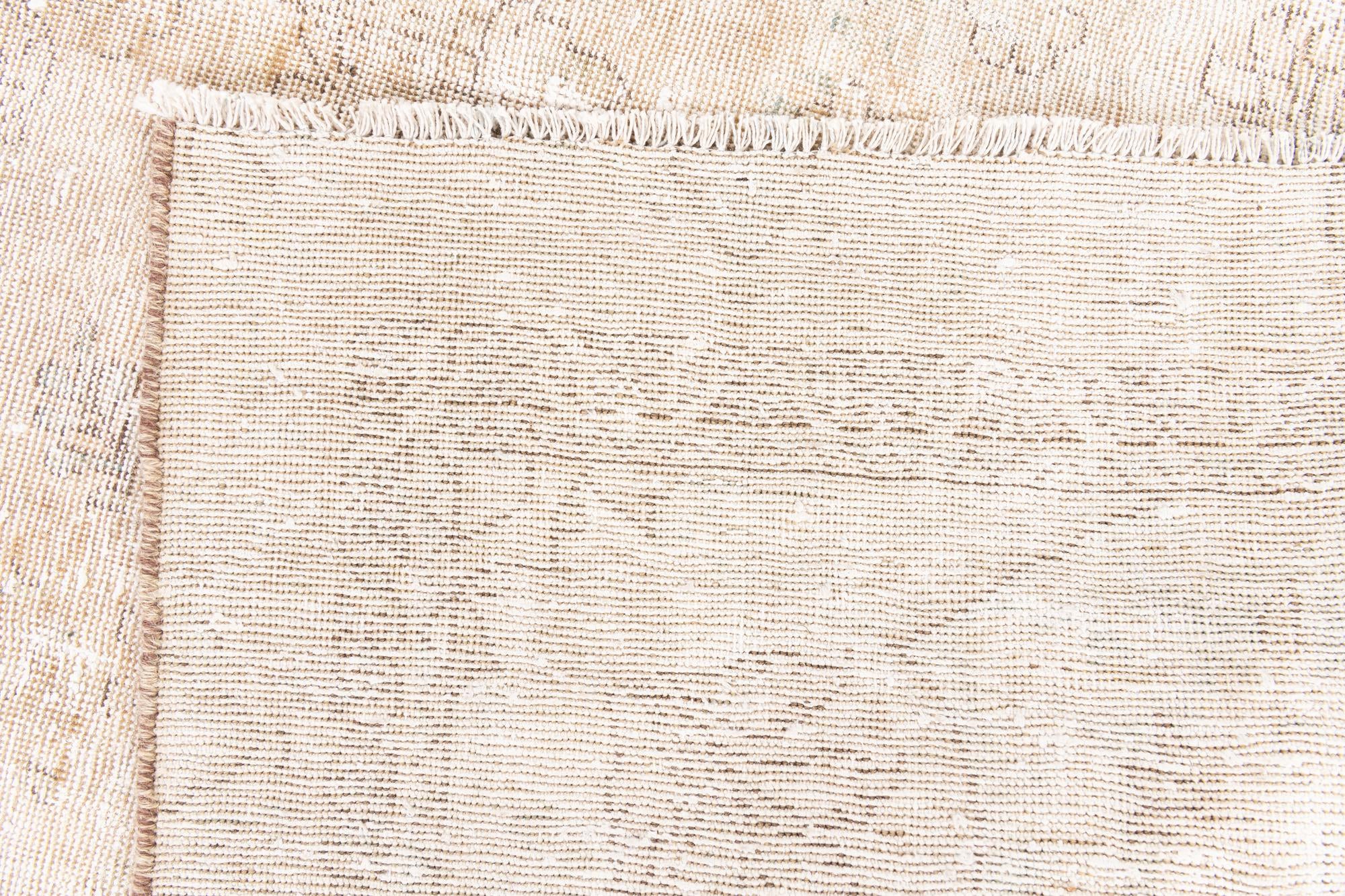 5' 10 x 9' 9 Hand Knotted Ultra Vintage Persian Wool Rug