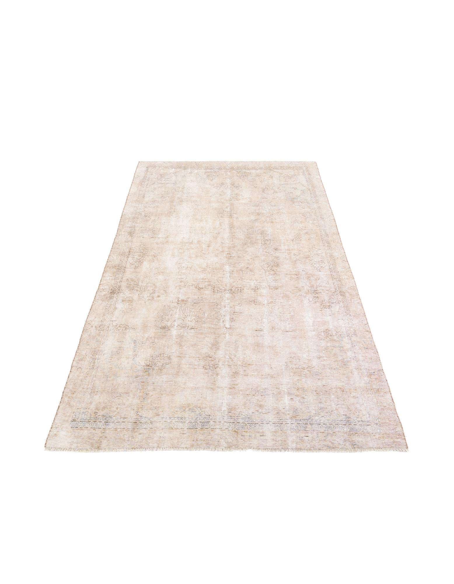 5' 10 x 9' 9 Hand Knotted Ultra Vintage Persian Wool Rug