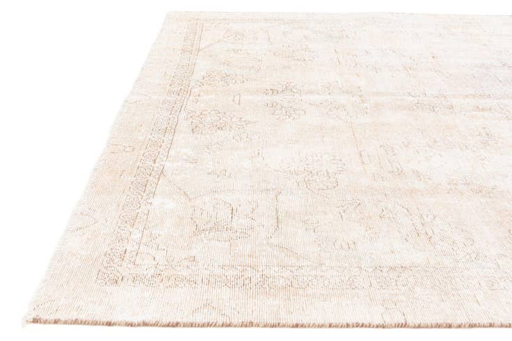 Detail image of 5' 10 x 9' 9 Hand Knotted Ultra Vintage Persian Wool Rug