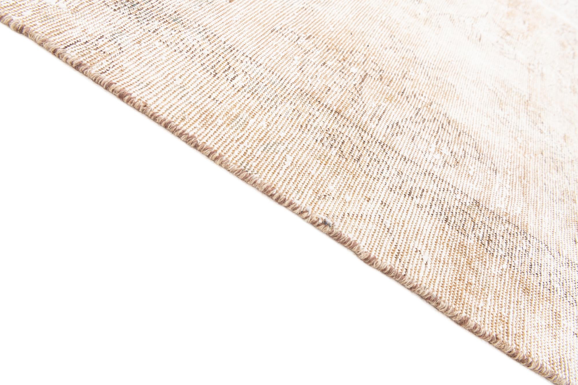 5' 10 x 9' 9 Hand Knotted Ultra Vintage Persian Wool Rug