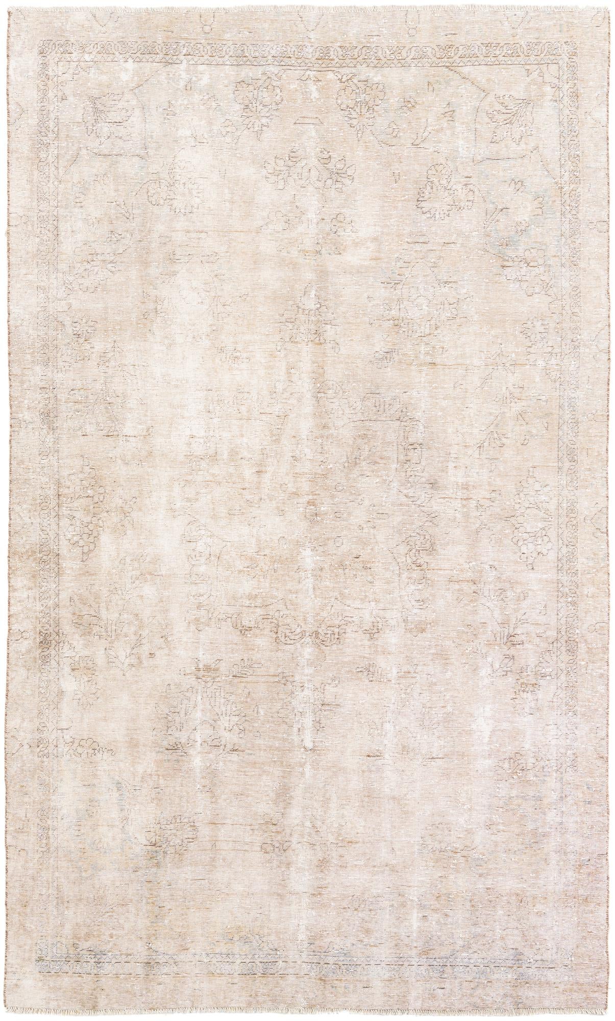 5' 10 x 9' 9 Hand Knotted Ultra Vintage Persian Wool Rug