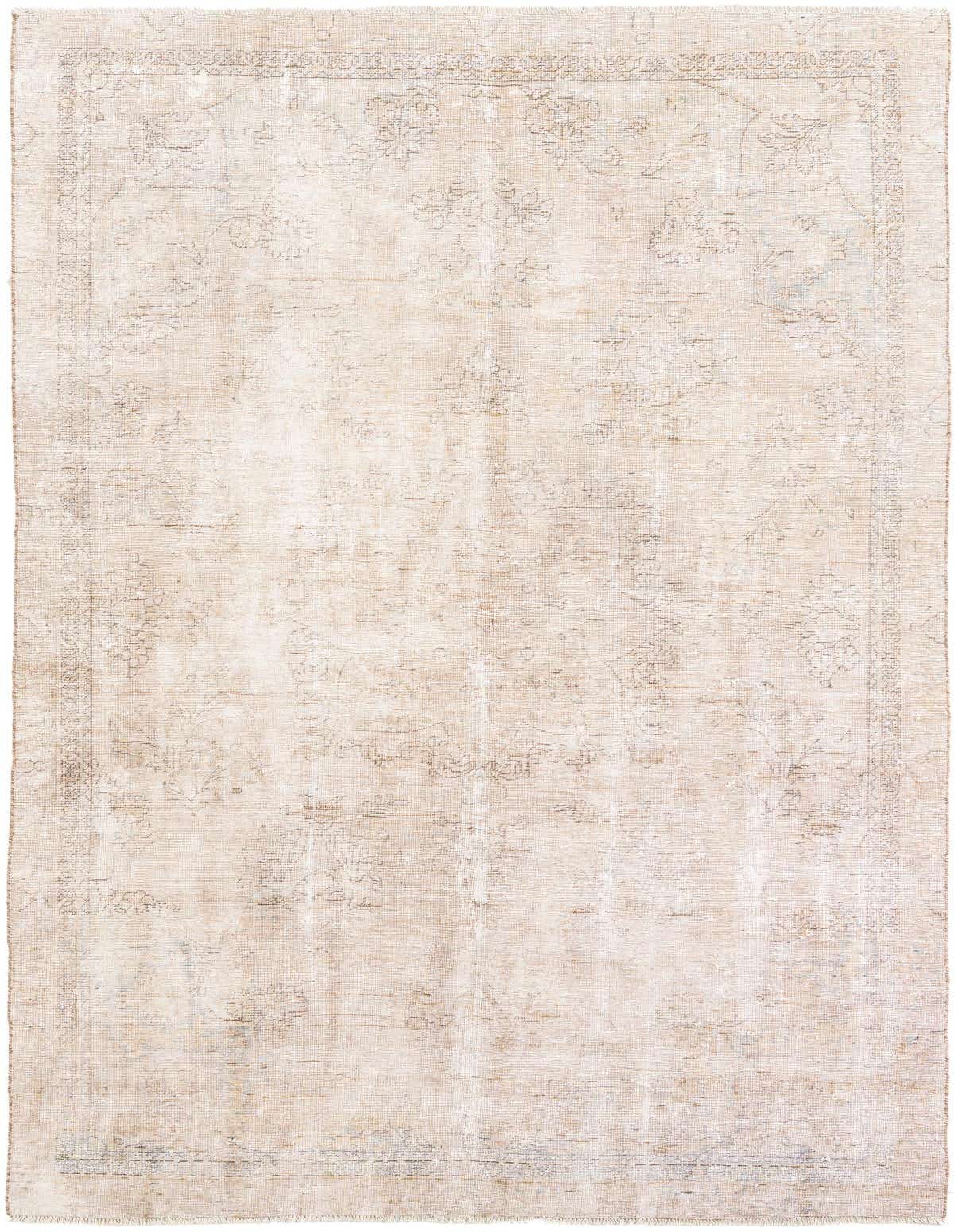 Primary image 5' 10 x 9' 9  Hand Knotted Ultra Vintage Persian Wool Rug