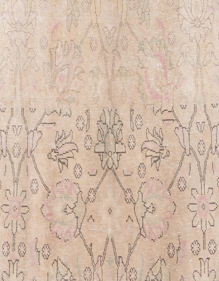 Detail image of 6' 5 x 9' Hand Knotted Ultra Vintage Persian Wool Rug