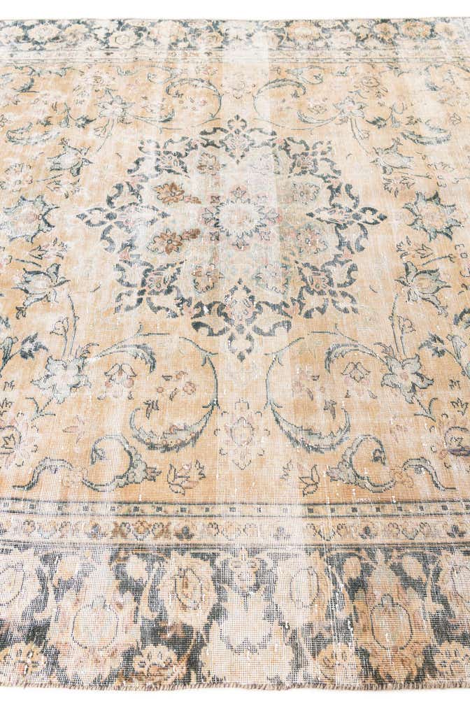6' 6 x 10' Hand Knotted Ultra Vintage Persian Wool Rug