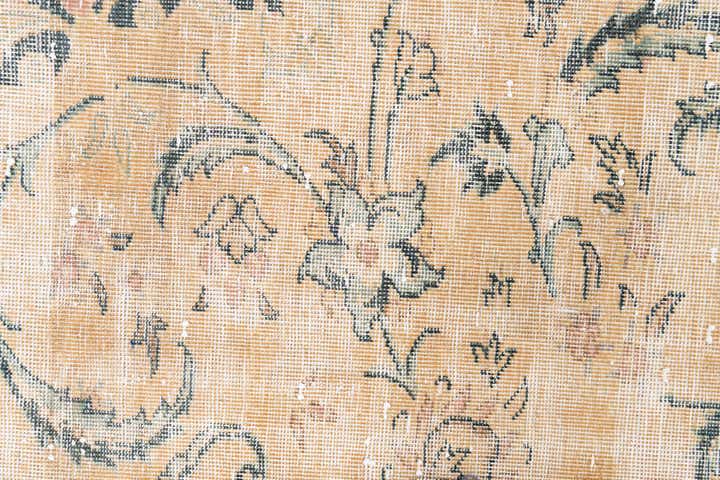 6' 6 x 10' Hand Knotted Ultra Vintage Persian Wool Rug