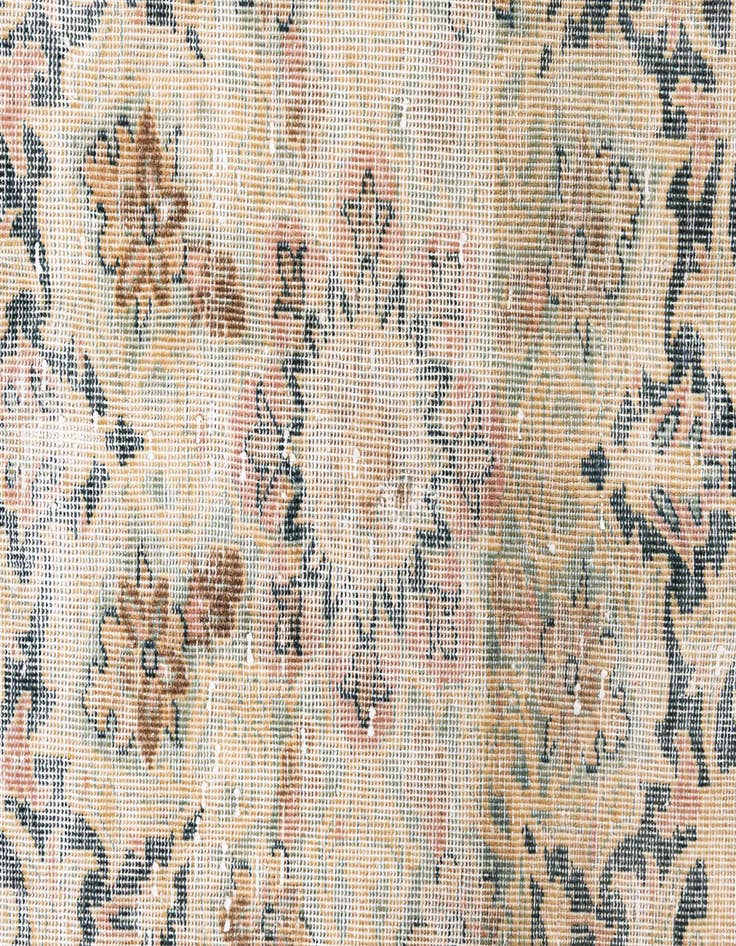 Detail image of 6' 6 x 10'  Hand Knotted Ultra Vintage Persian Wool Rug