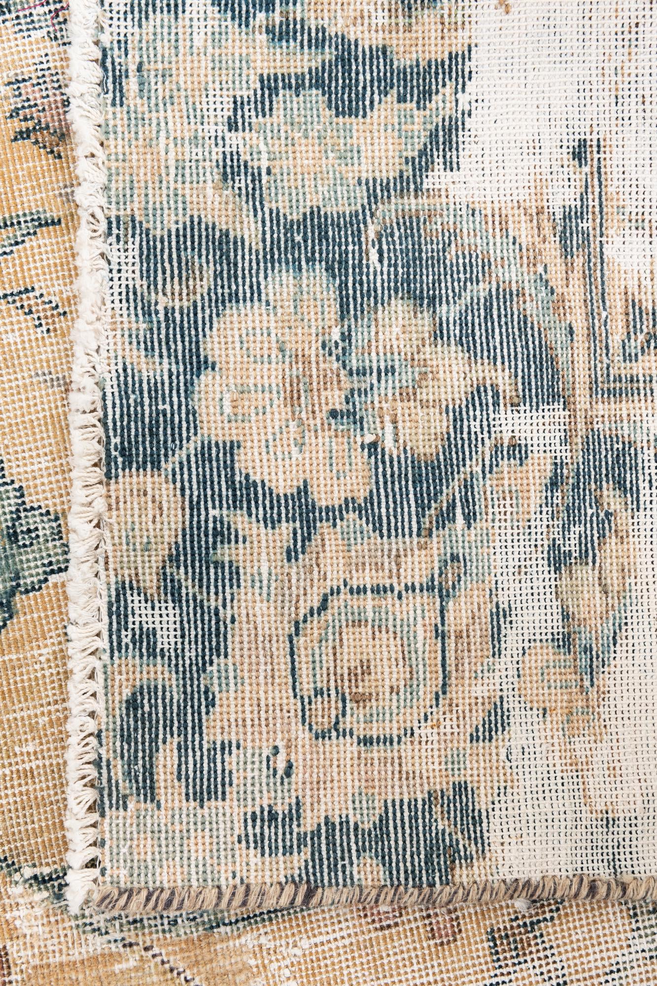 6' 6 x 10' Hand Knotted Ultra Vintage Persian Wool Rug