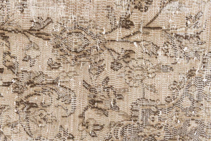 Detail image of 6' 7 x 9' 6 Hand Knotted Ultra Vintage Persian Wool Rug