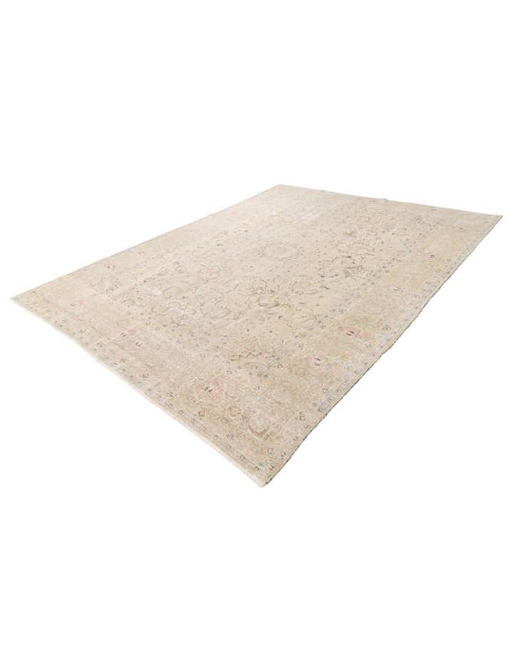 9' 3 x 12' 4 Hand Knotted Ultra Vintage Persian Wool Rug