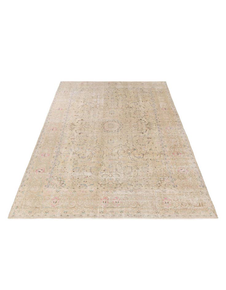 Detail image of 9' 3 x 12' 4 Hand Knotted Ultra Vintage Persian Wool Rug