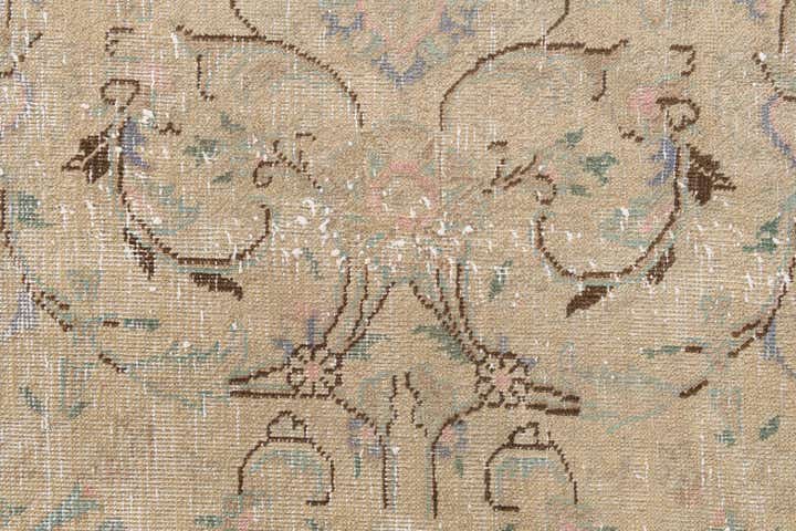 9' 3 x 12' 4 Hand Knotted Ultra Vintage Persian Wool Rug