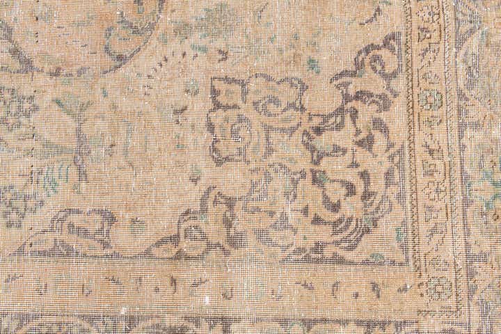 9' 8 x 12' 8 Hand Knotted Ultra Vintage Persian Wool Rug