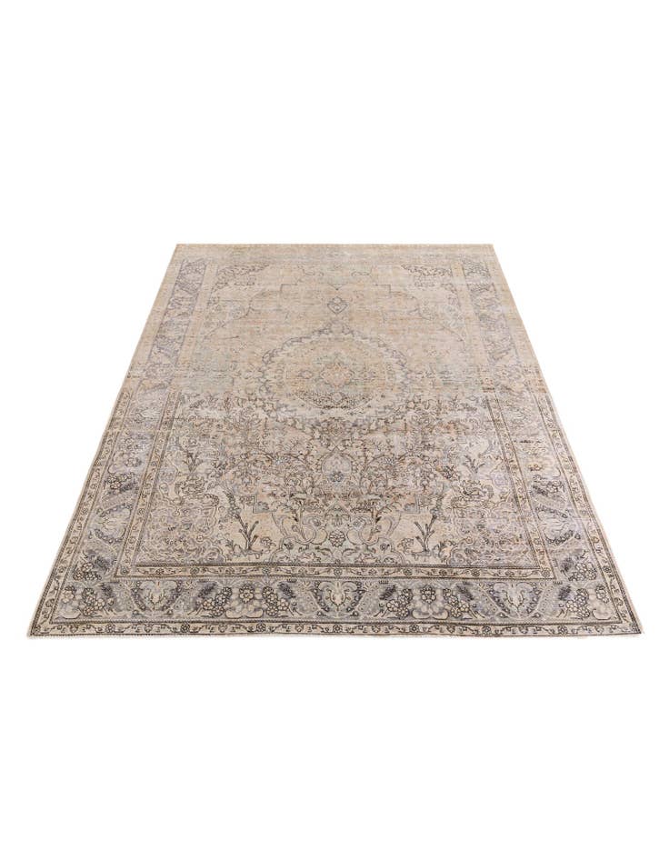 Detail image of 9' 8 x 12' 8 Hand Knotted Ultra Vintage Persian Wool Rug