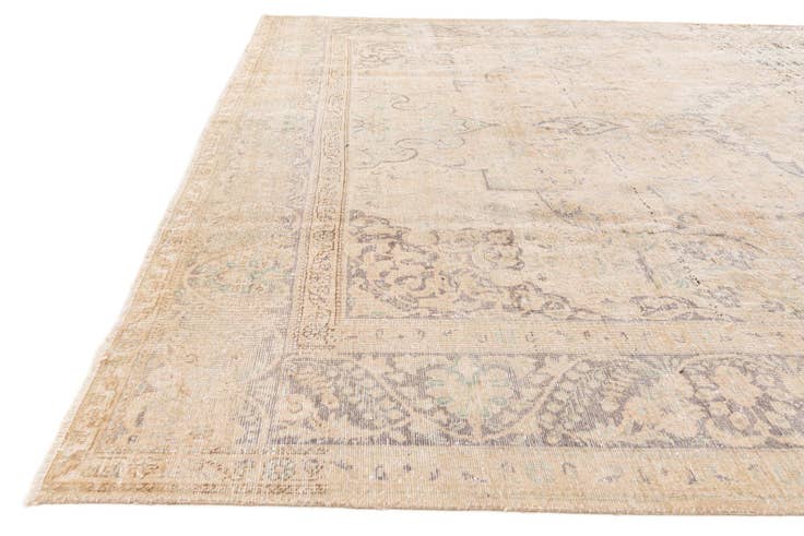 Detail image of 9' 8 x 12' 8 Hand Knotted Ultra Vintage Persian Wool Rug