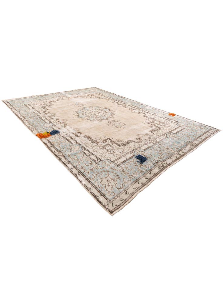 Detail image of 9' 8 x 13' 10 Hand Knotted Ultra Vintage Persian Wool Rug