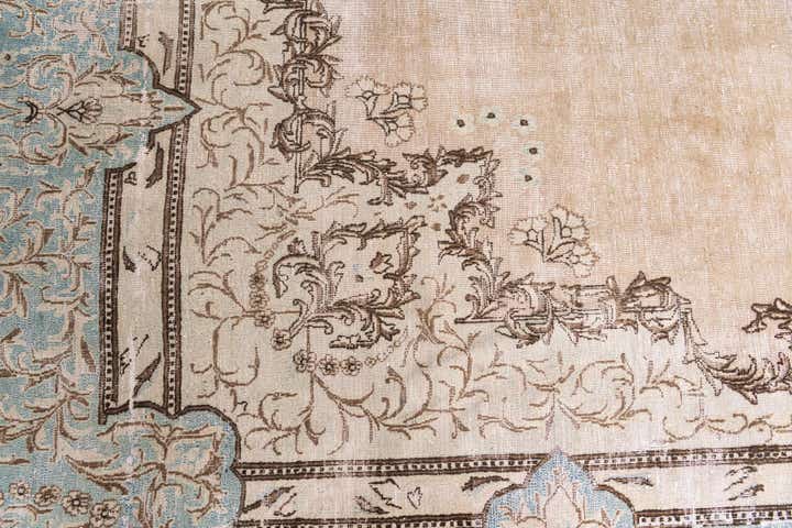 9' 8 x 13' 10 Hand Knotted Ultra Vintage Persian Wool Rug