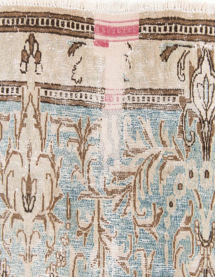 Detail image of 9' 8 x 13' 10  Hand Knotted Ultra Vintage Persian Wool Rug